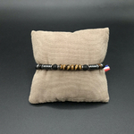 bracelet homme pierre naturelle oeil de tigre pierre de lave
