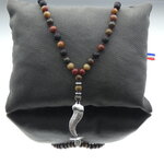 collier pierre naturelle homme