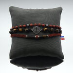 bracelet tendance homme amulette pierre