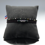 Bracelet homme en pierre agate original