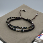 bracelet homme pierre naturelle agate