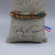 Bracelet  oeil de tigre turquoise double Osiris doré