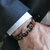 Bracelet homme de protecton porte bonheur tendanc pierre naturelle