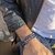 Bracelet -homme-Sodalite-chaine-triple -lancelot-pierre