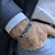 Bracelet-homme-pierre-naturelle-sodalite -double rang-bleu