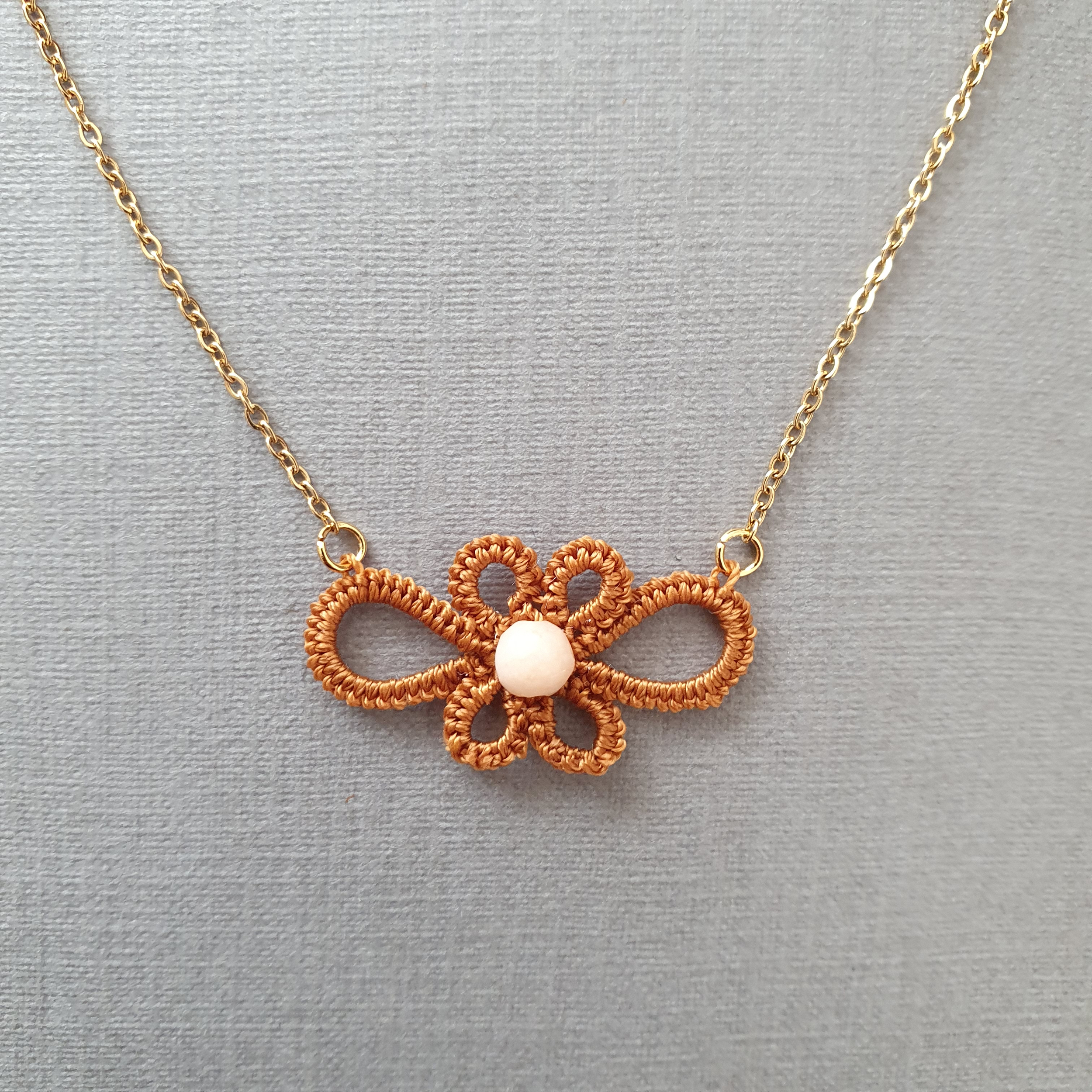 Collier LEIRE de SO Frivole Camel
