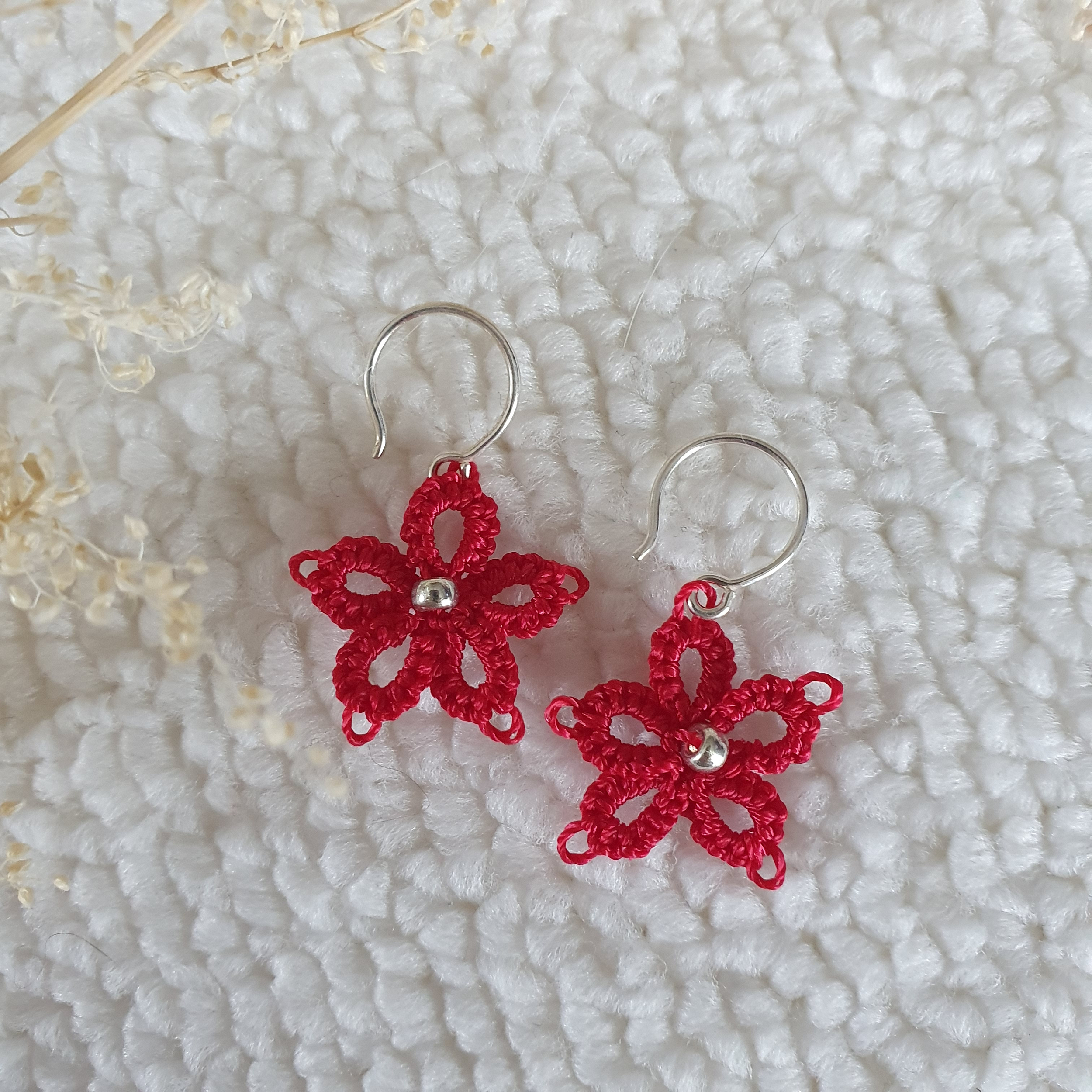 Boucles doreilles LILI Rouge de SO Frivole