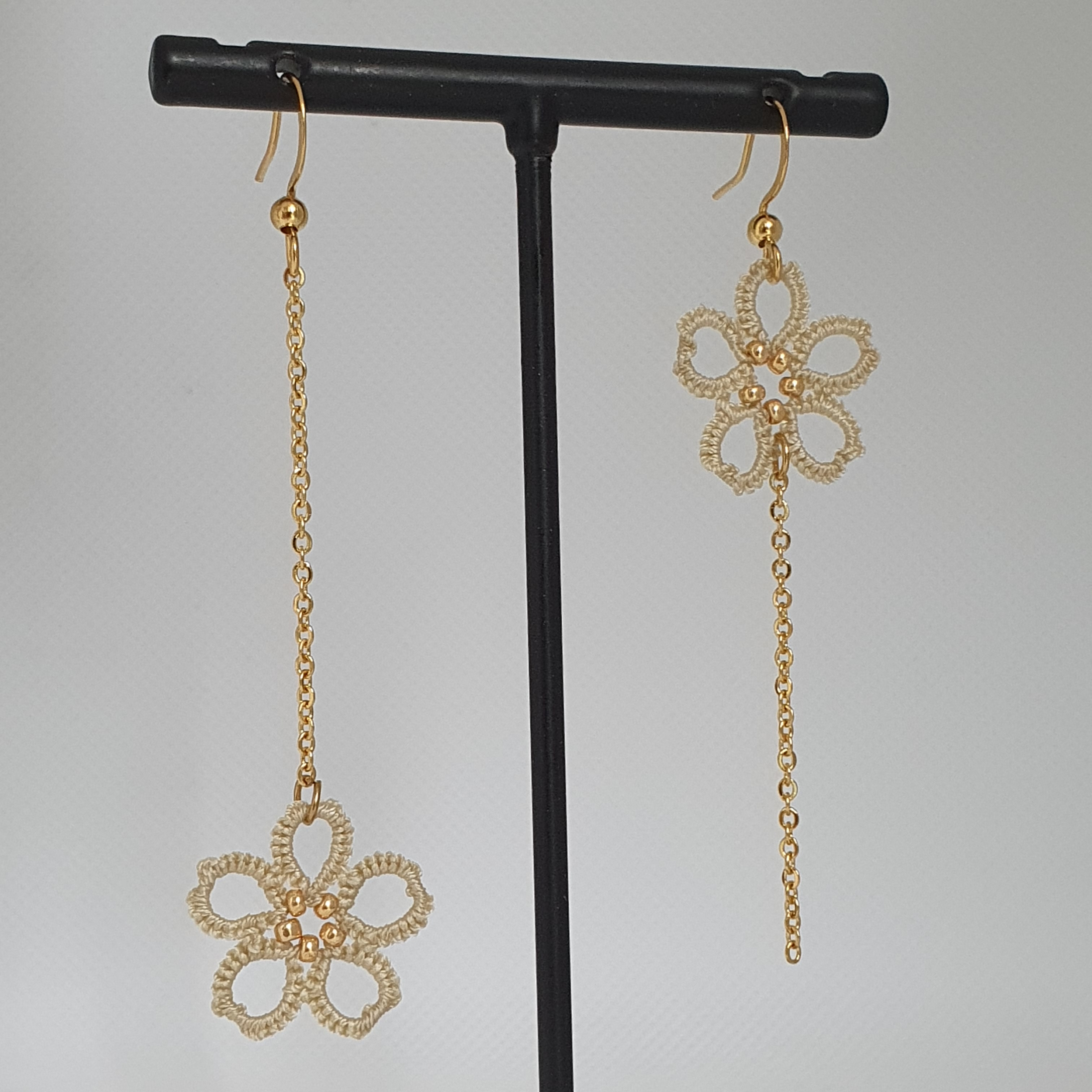 Boucles doreilles UDA de SO Frivole Paille 5600