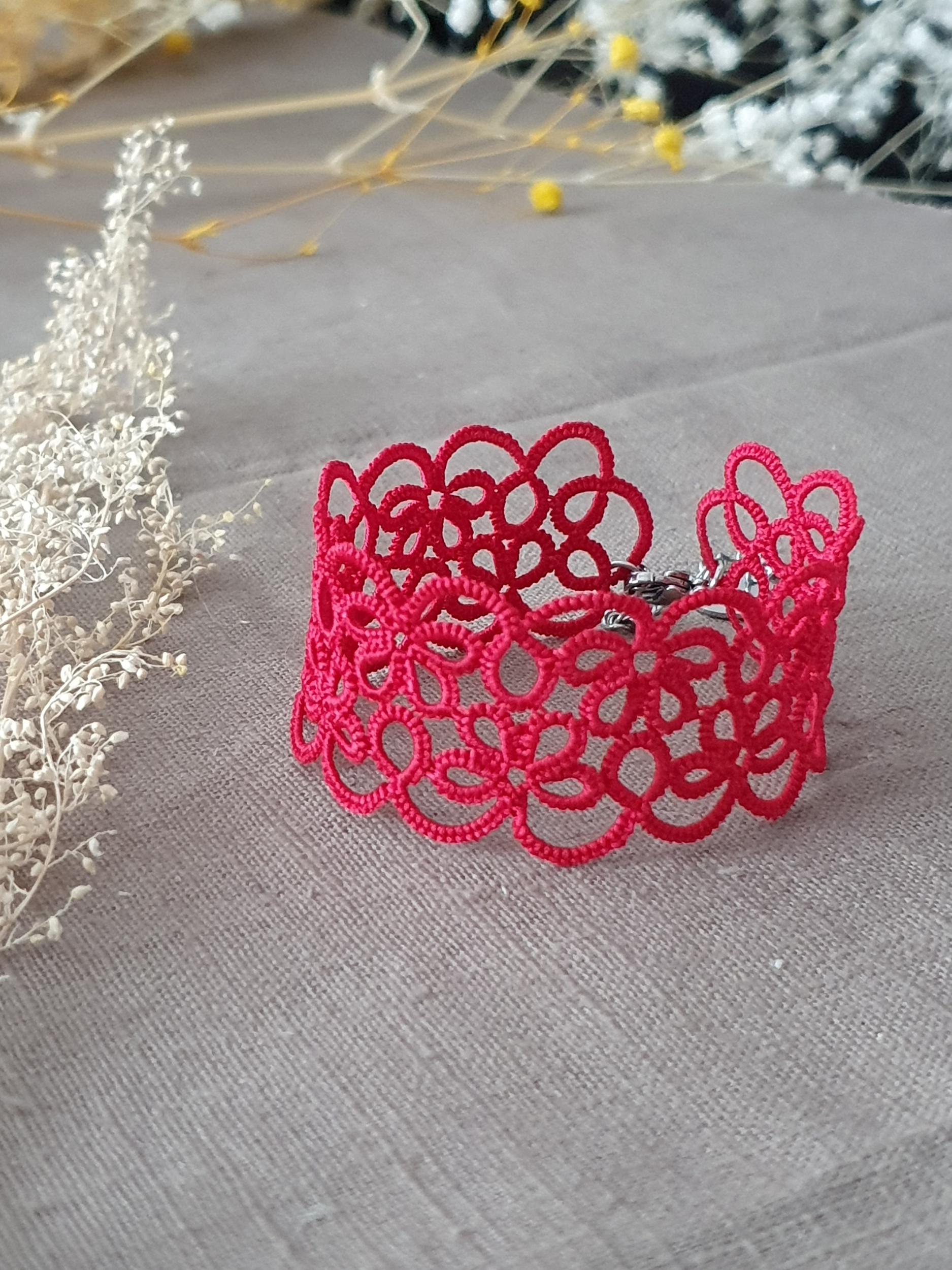 Bracelet LOREA de SO Frivole Rouge