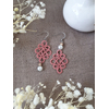 Boucles MIA de SO Frivole vieux rose