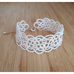 LOREA bracelet blanc perle