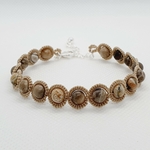 Bracelet PAULINA perles naturelles Corail fossile