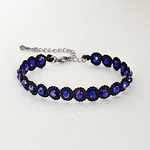 bracelet de perles facettées paulina noir so frivole