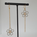 Boucles doreilles UDA de SO Frivole Gris clair 507