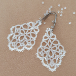 Boucles doreilles SARA de SO Frivole Blanc7