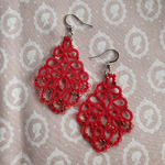 Boucles doreilles SARA Rouge de SO Frivole