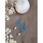 Boucles ANA Intemporel de SO Frivole bleu