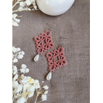 Boucles ANA Intemporel de SO Frivole rose