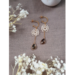 Boucles ELAIA de SO Frivole ivoire