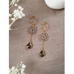 Boucles ELAIA de SO Frivole taupe