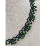 Collier LOREA de SO Frivole vert foncé