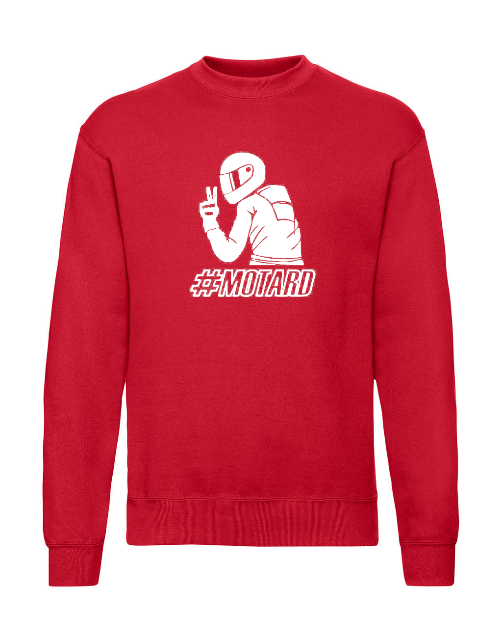 Sweat-#motard-rouge