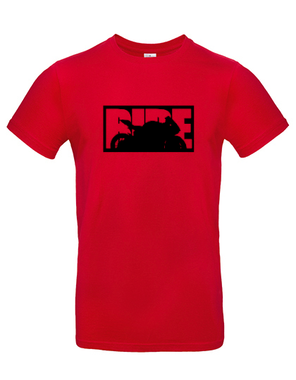 T-shirt Ride rouge