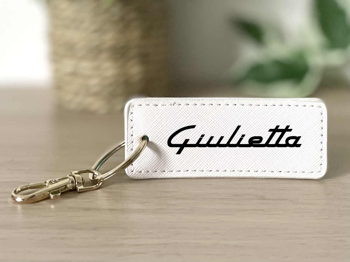 Porte clé Giuletta blanc
