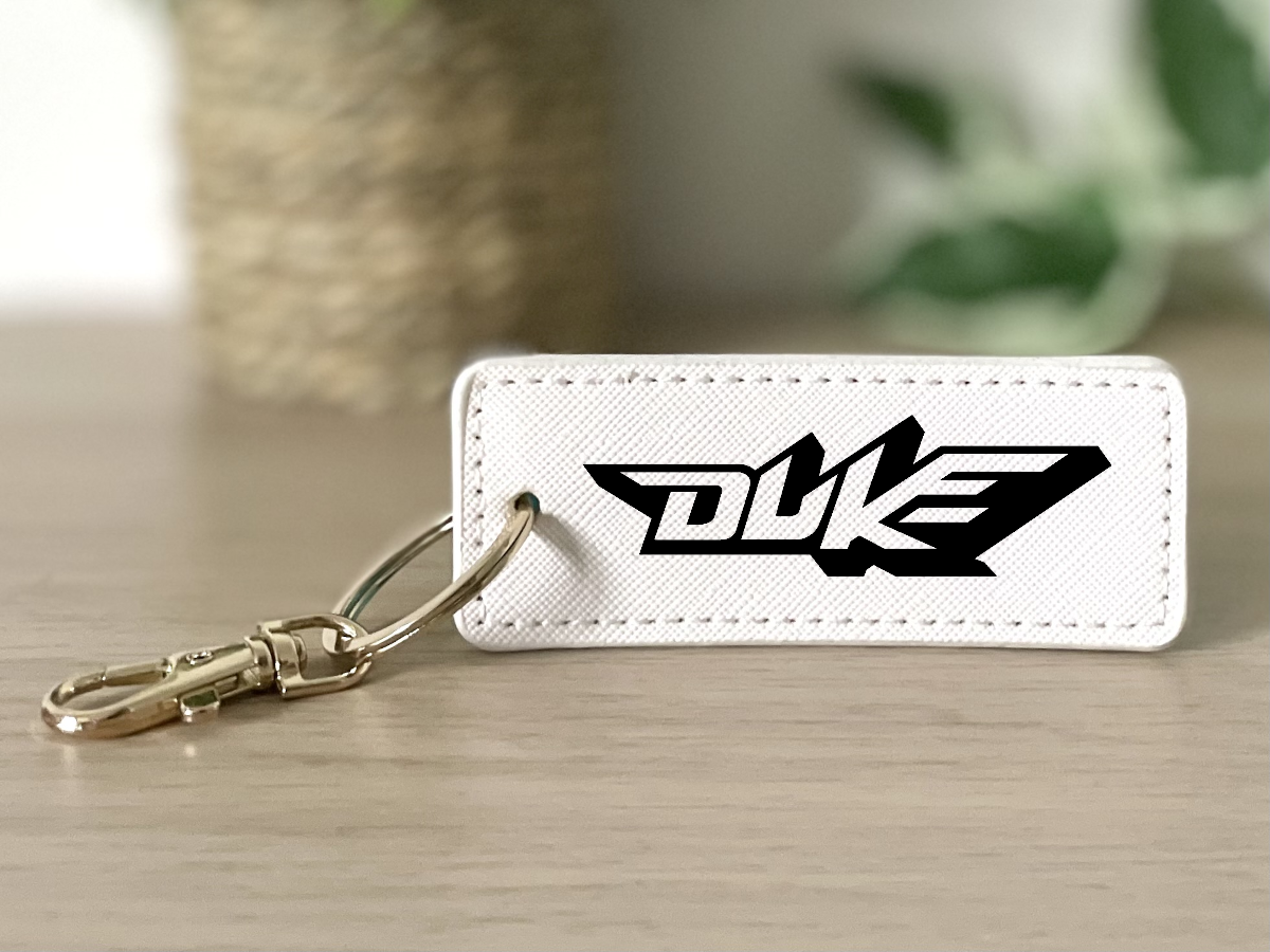Porte clé Duke blanc