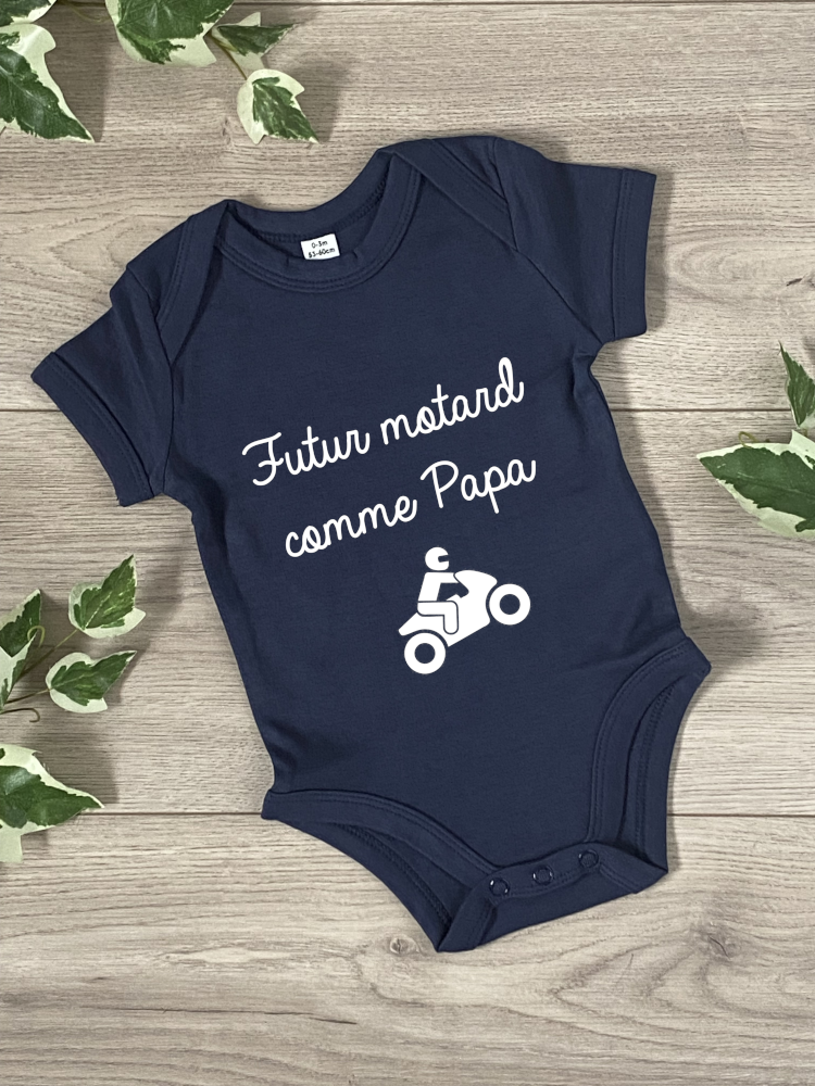 Body futur(e) motard(e) bleu