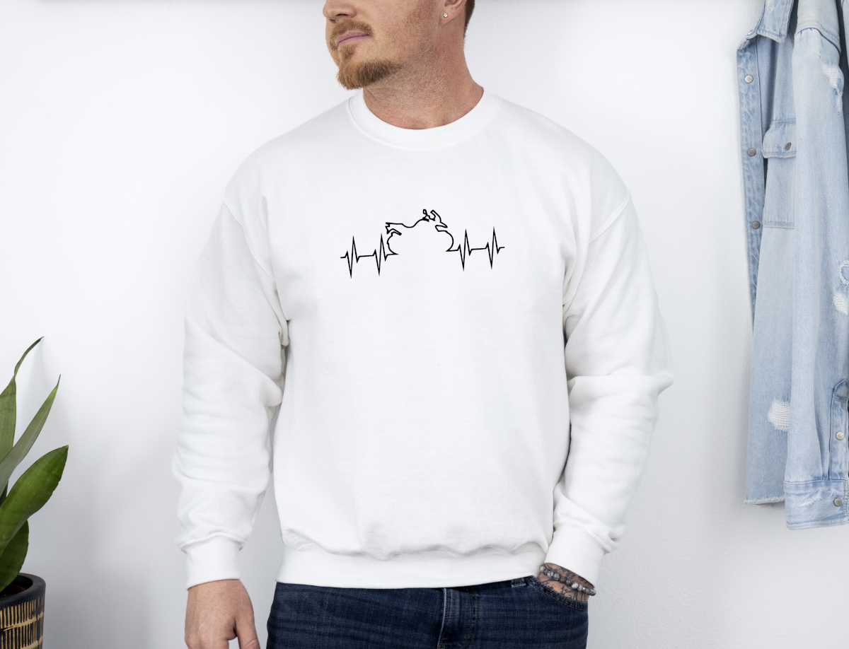 Sweat battement GS blanc