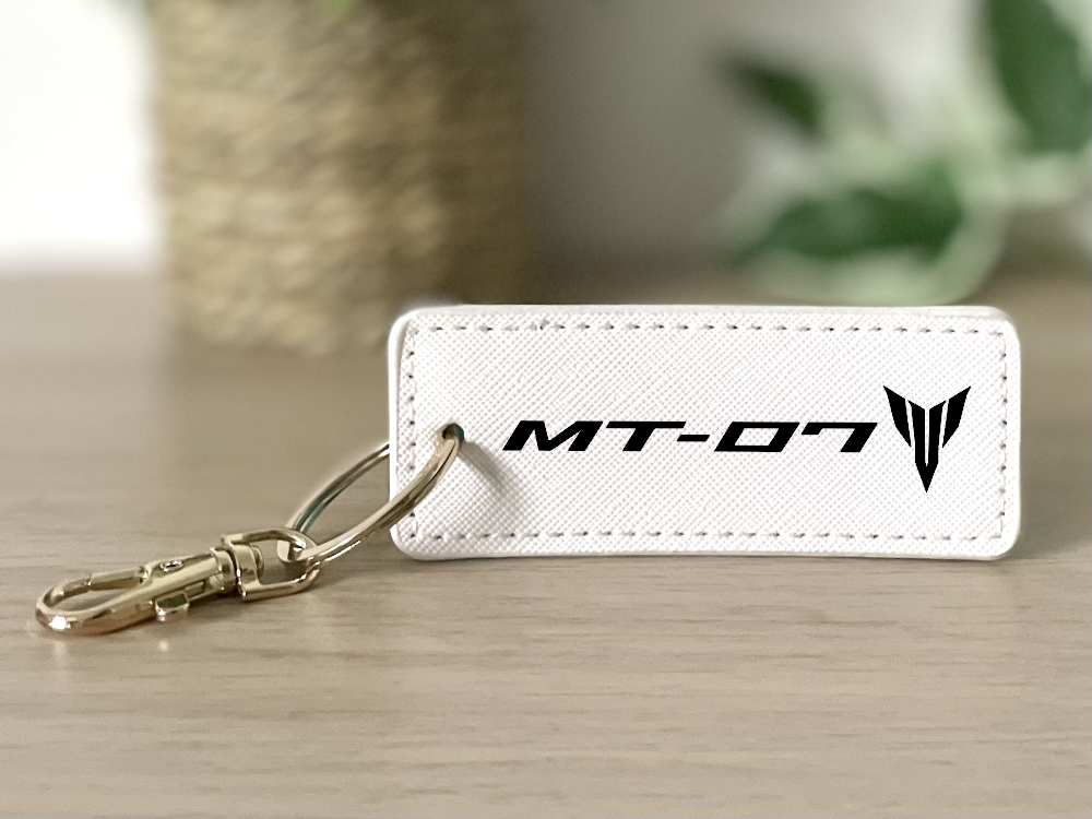 Porte clé MT07 blanc