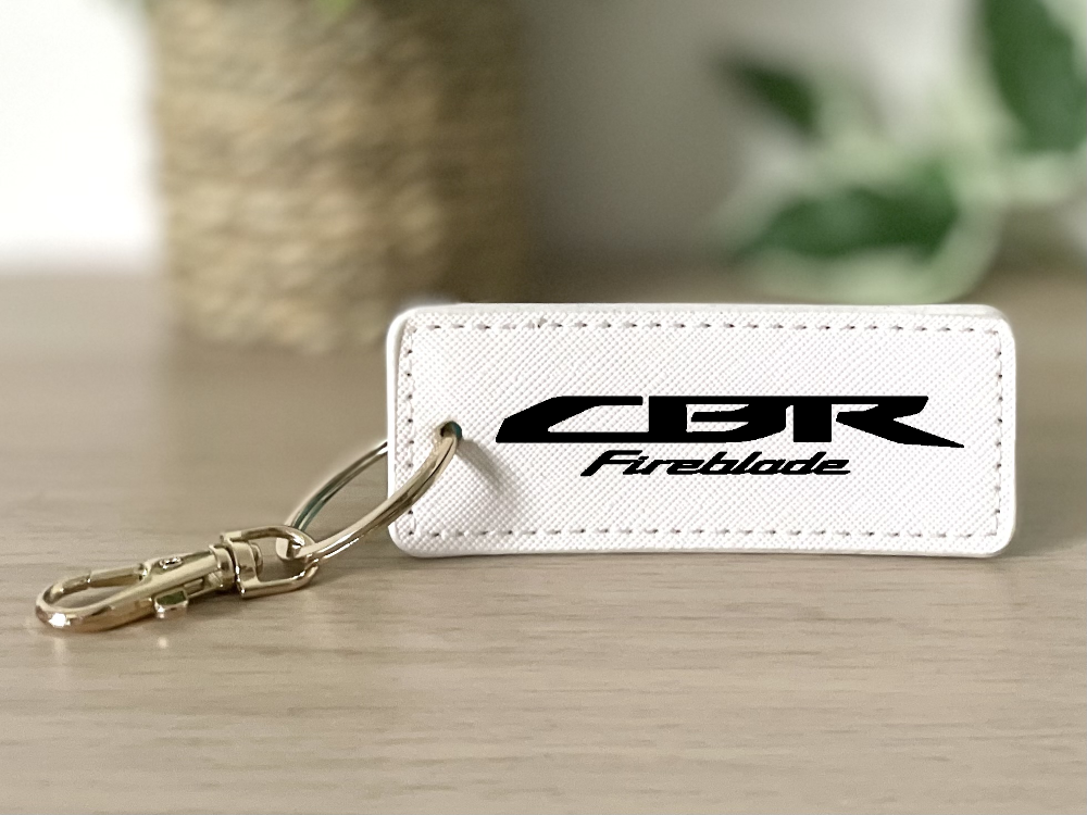 Porte clé CBR blanc