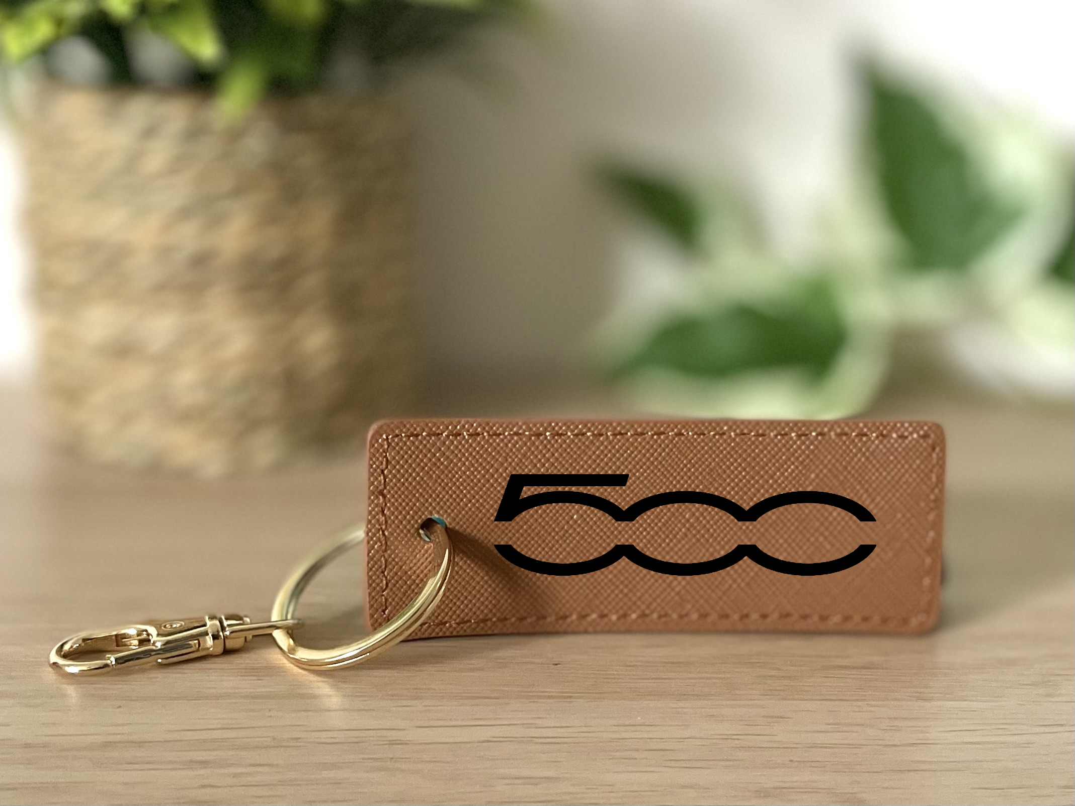 Porte clé 500 marron