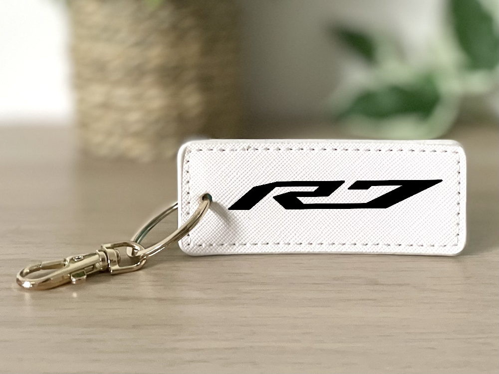 Porte clé R7 blanc