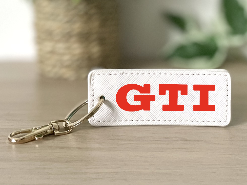 Porte clé GTI blanc