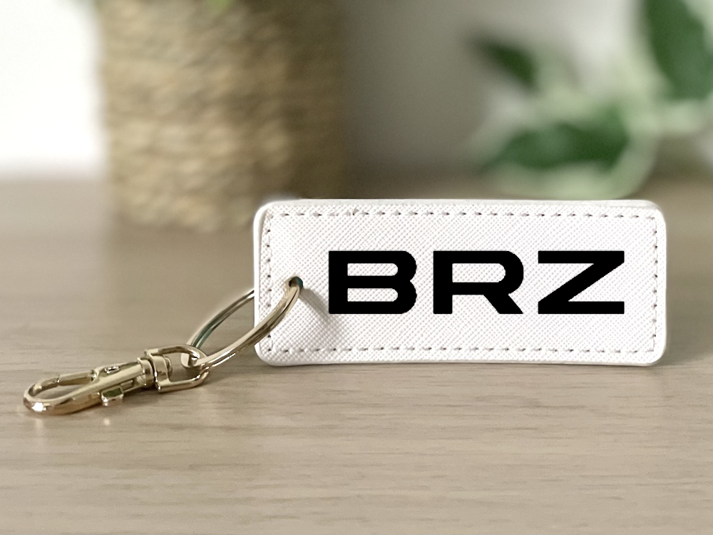 Porte clés BRZ blanc
