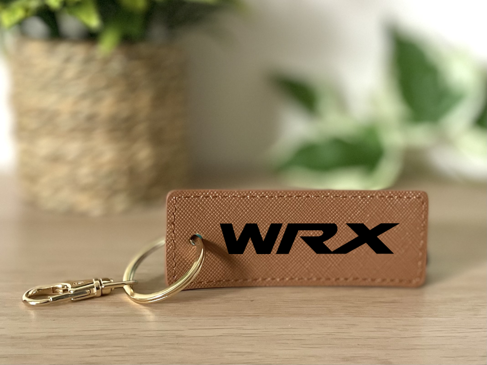 Porte clés WRX marron