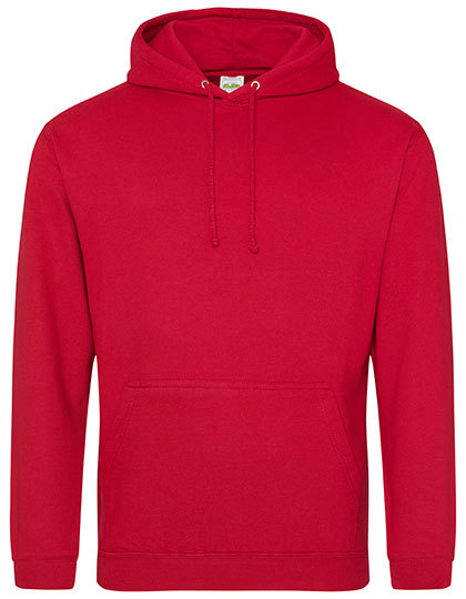 Sweat capuche rouge