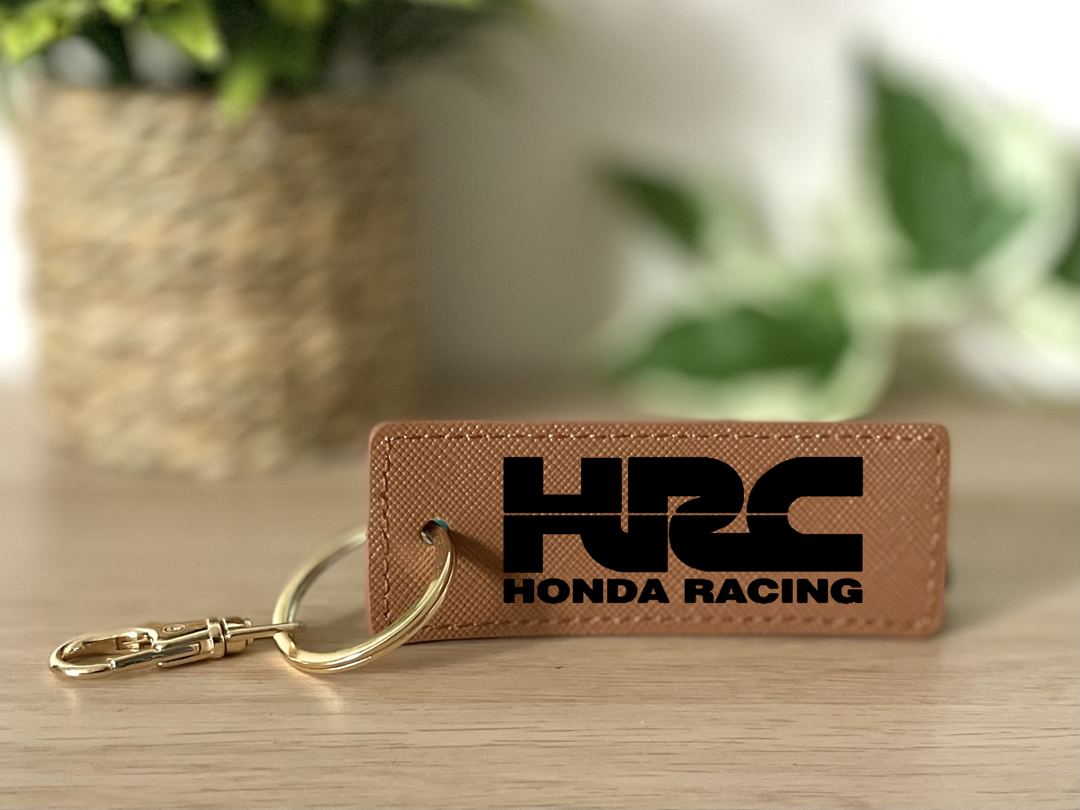 Porte clés HRC marron