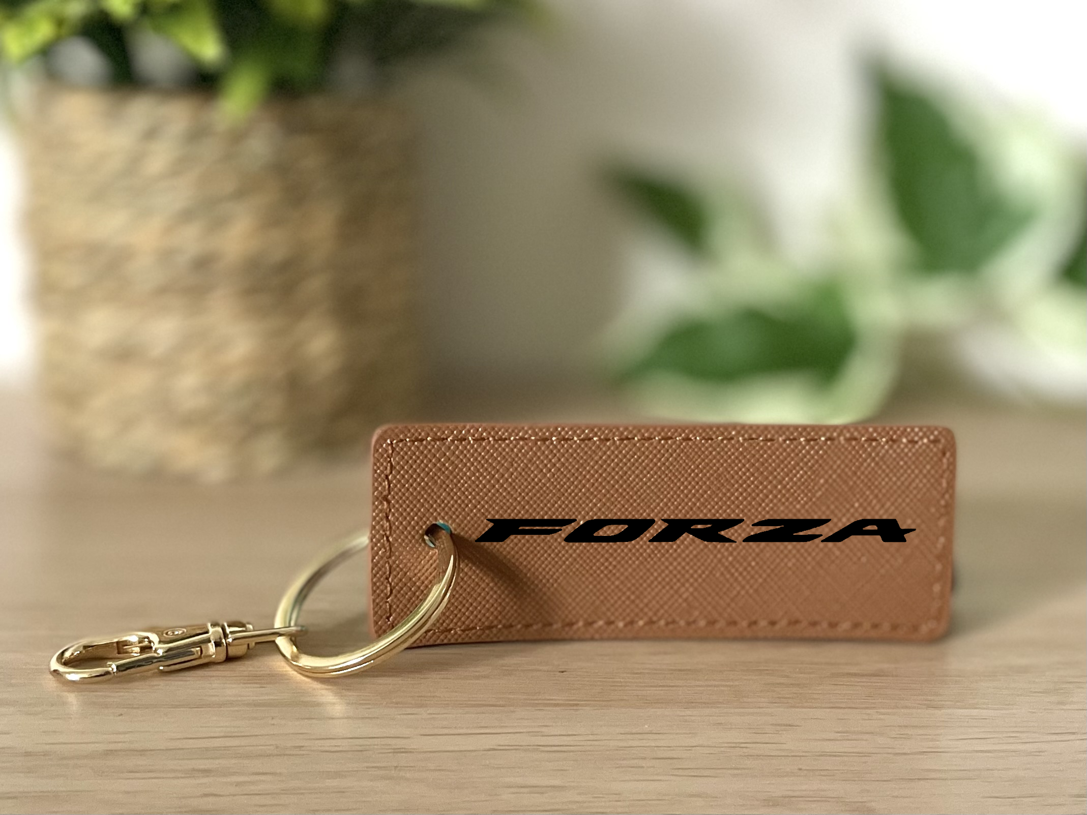 Porte clés Forza marron