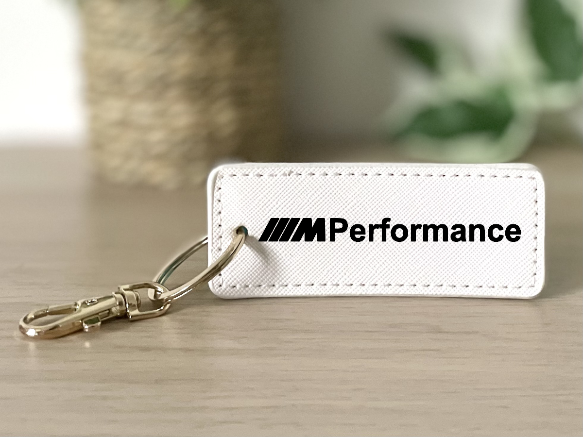 Porte clé M Performance blanc