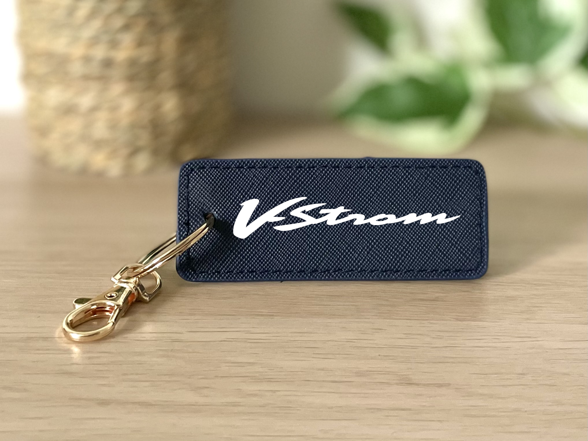Porte clés V-Strom bleu