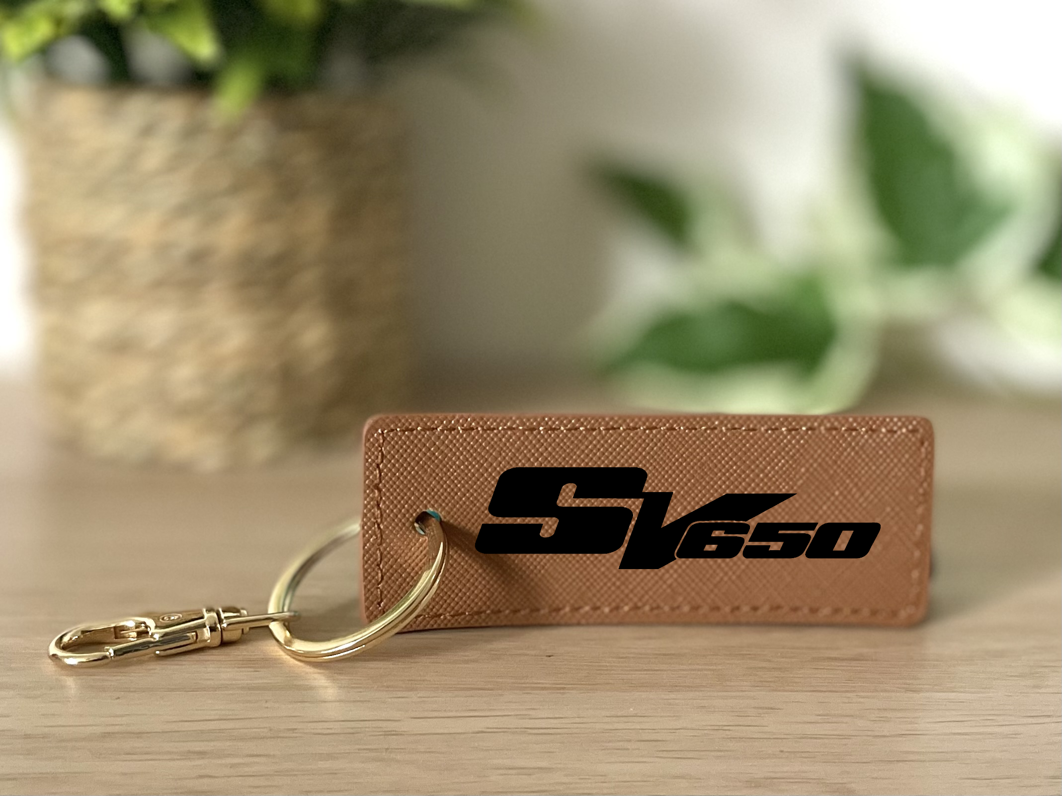 Porte clés SV650 marron