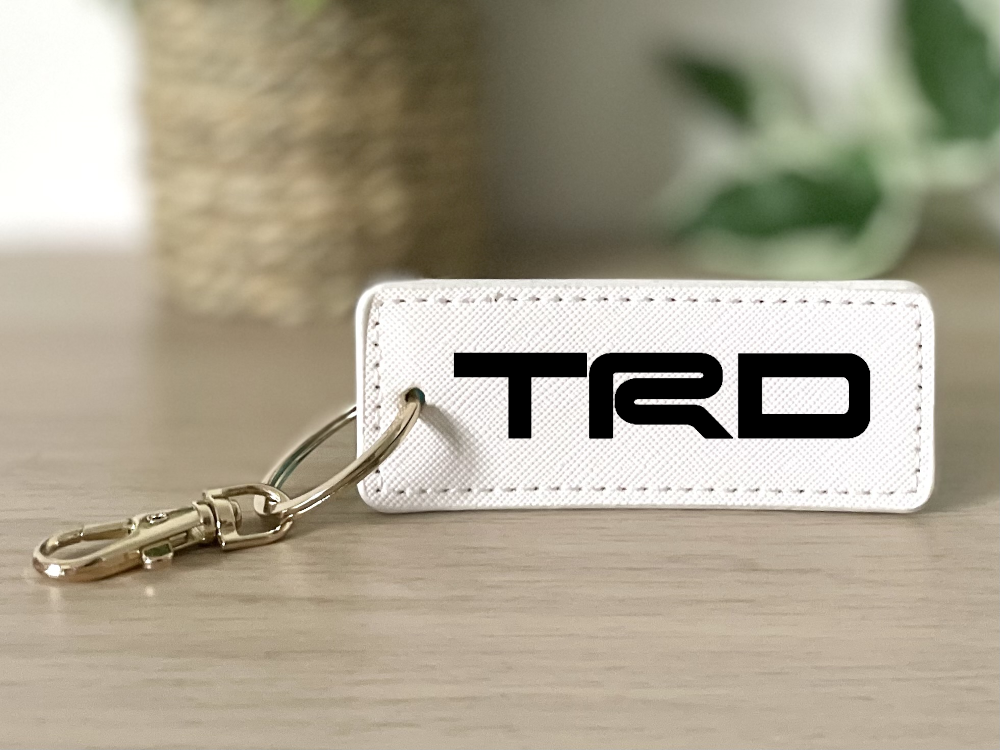Porte clés TRD blanc