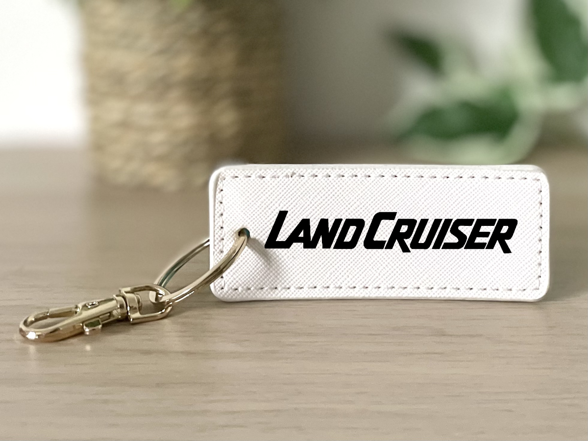 Porte clés Land Cruiser blanc