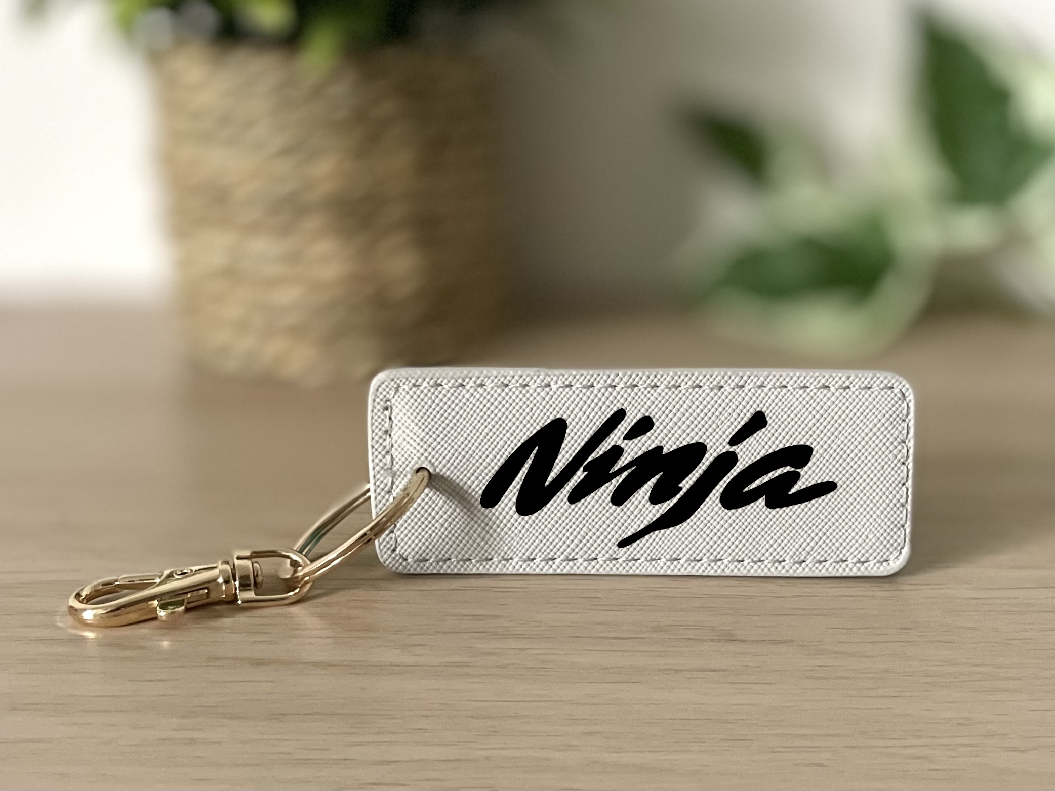 Porte clé Ninja gris
