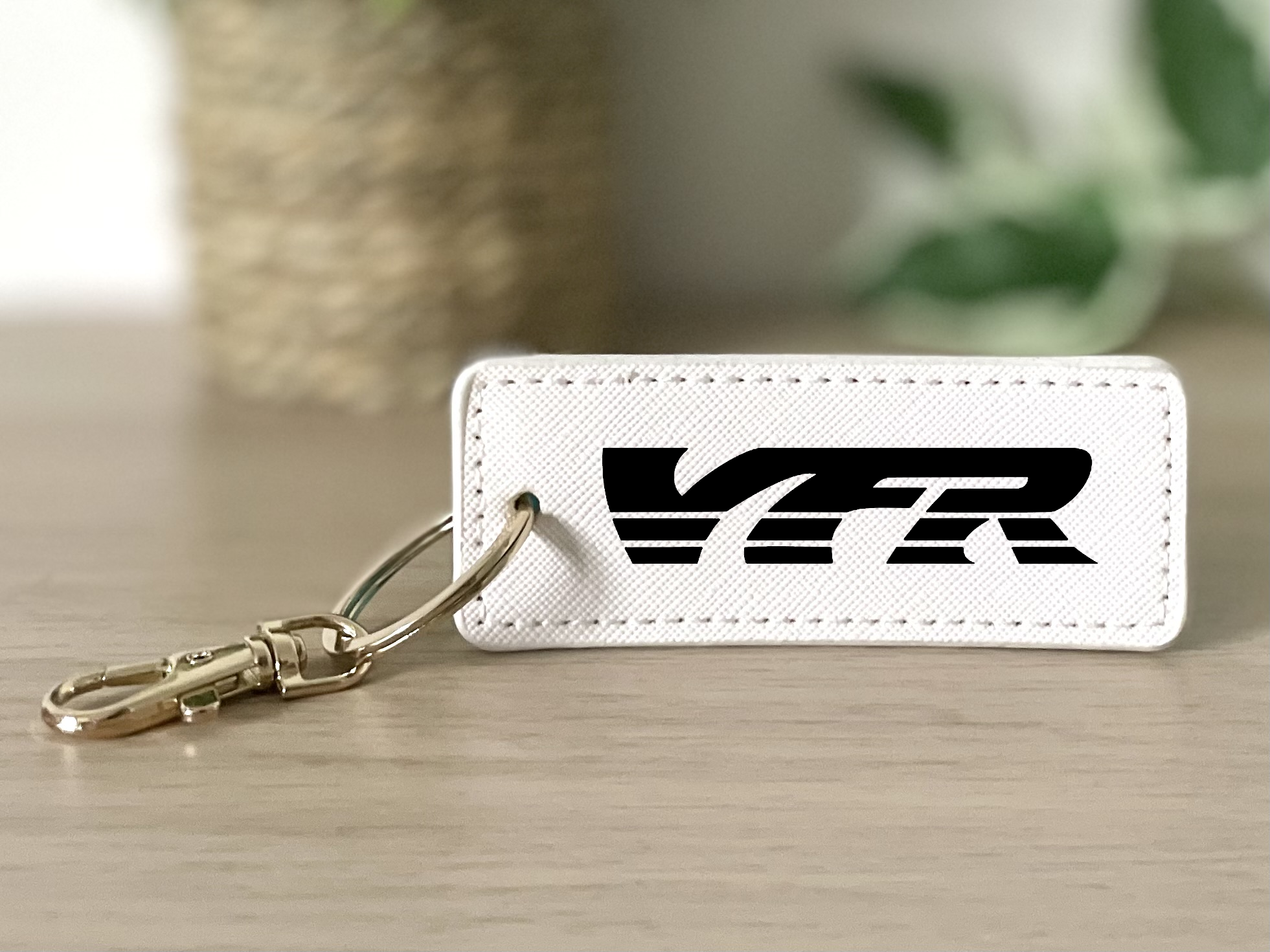 Porte clés VFR blanc