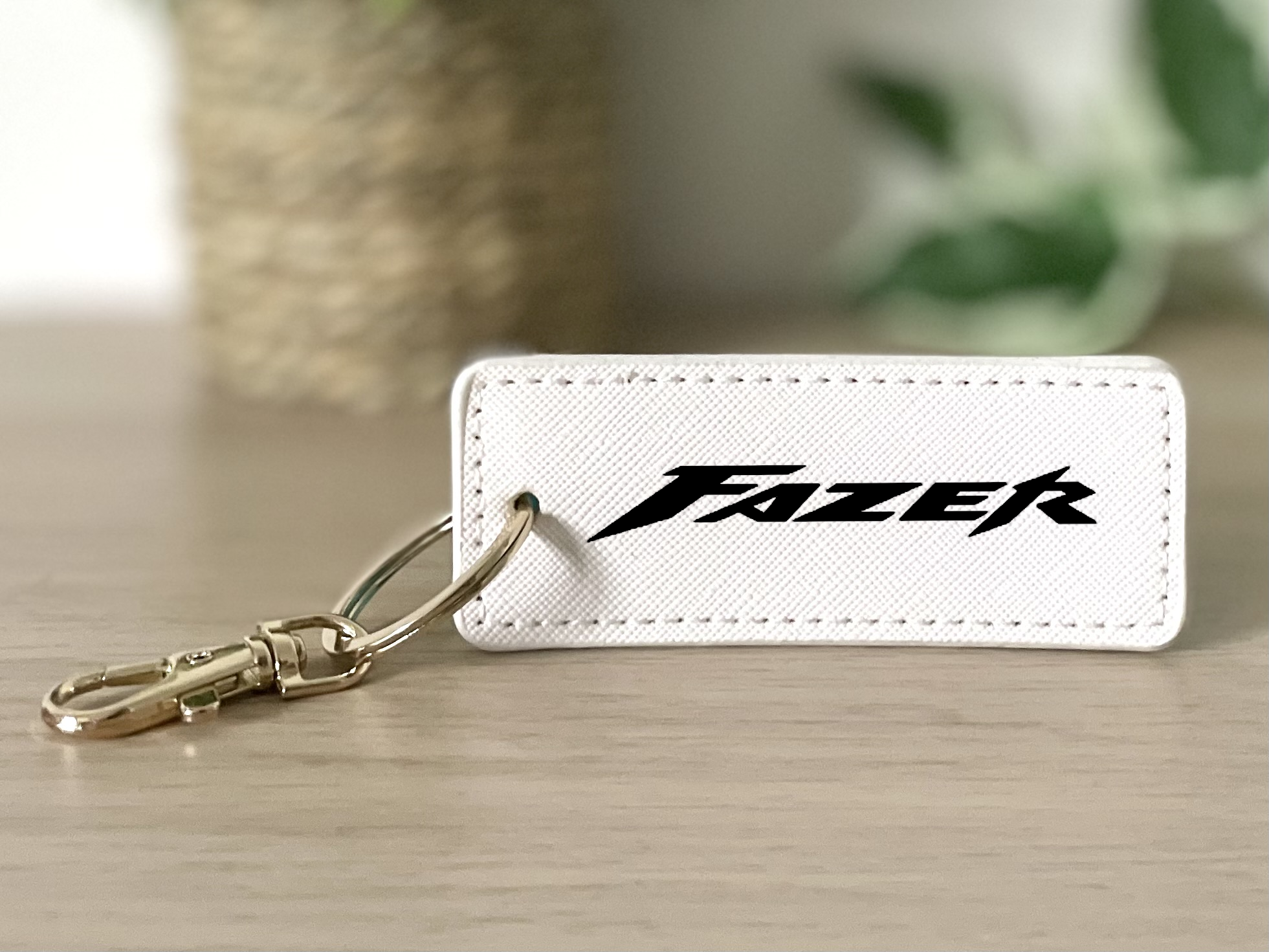 Porte clés Fazer blanc