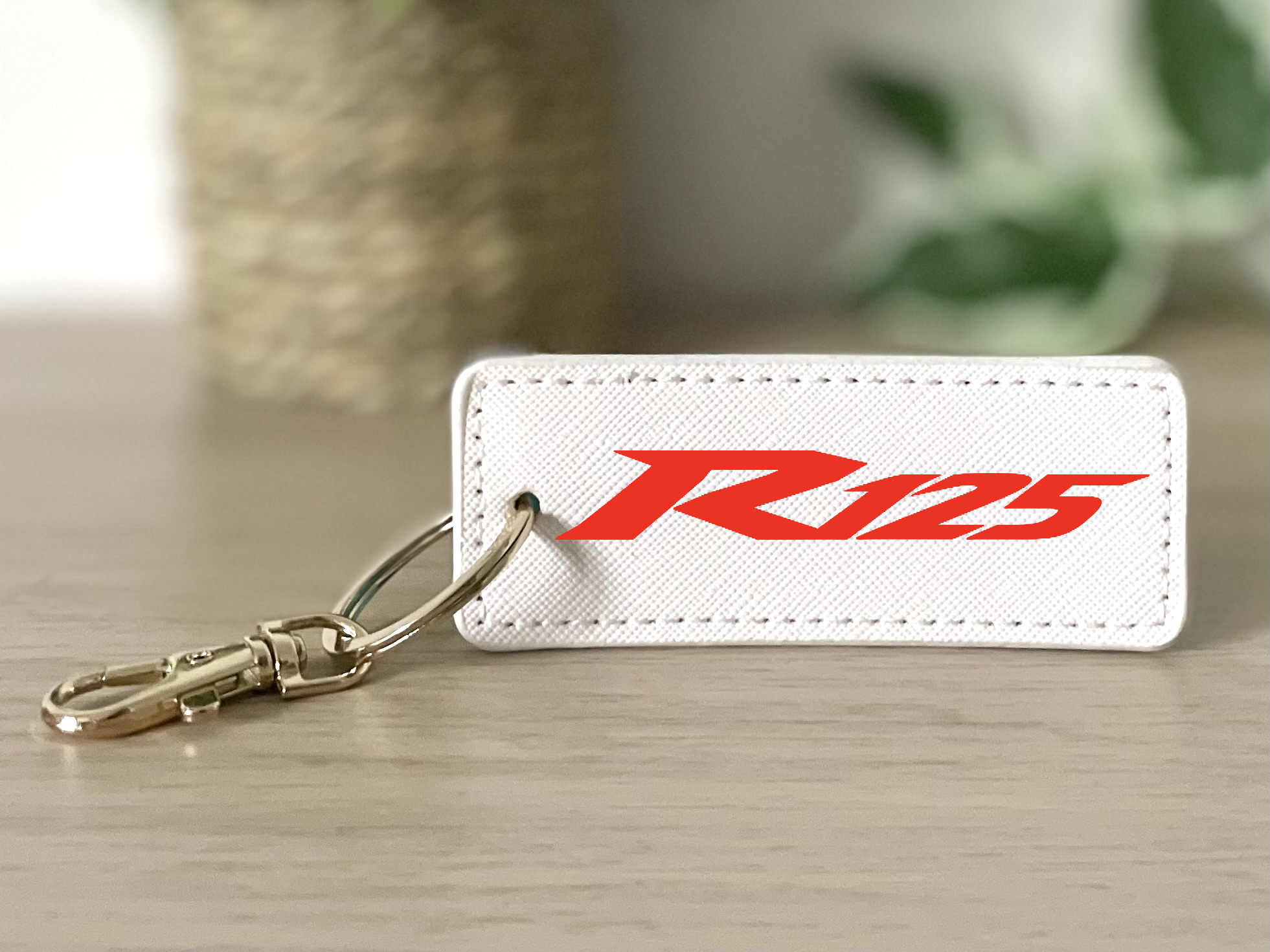 Porte clés R125 blanc